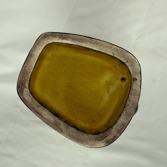 Vintage Sitting Lord Nelson Toby Jug Yellow Brown Glaze Holding Ale Handle - Picture 6 of 13